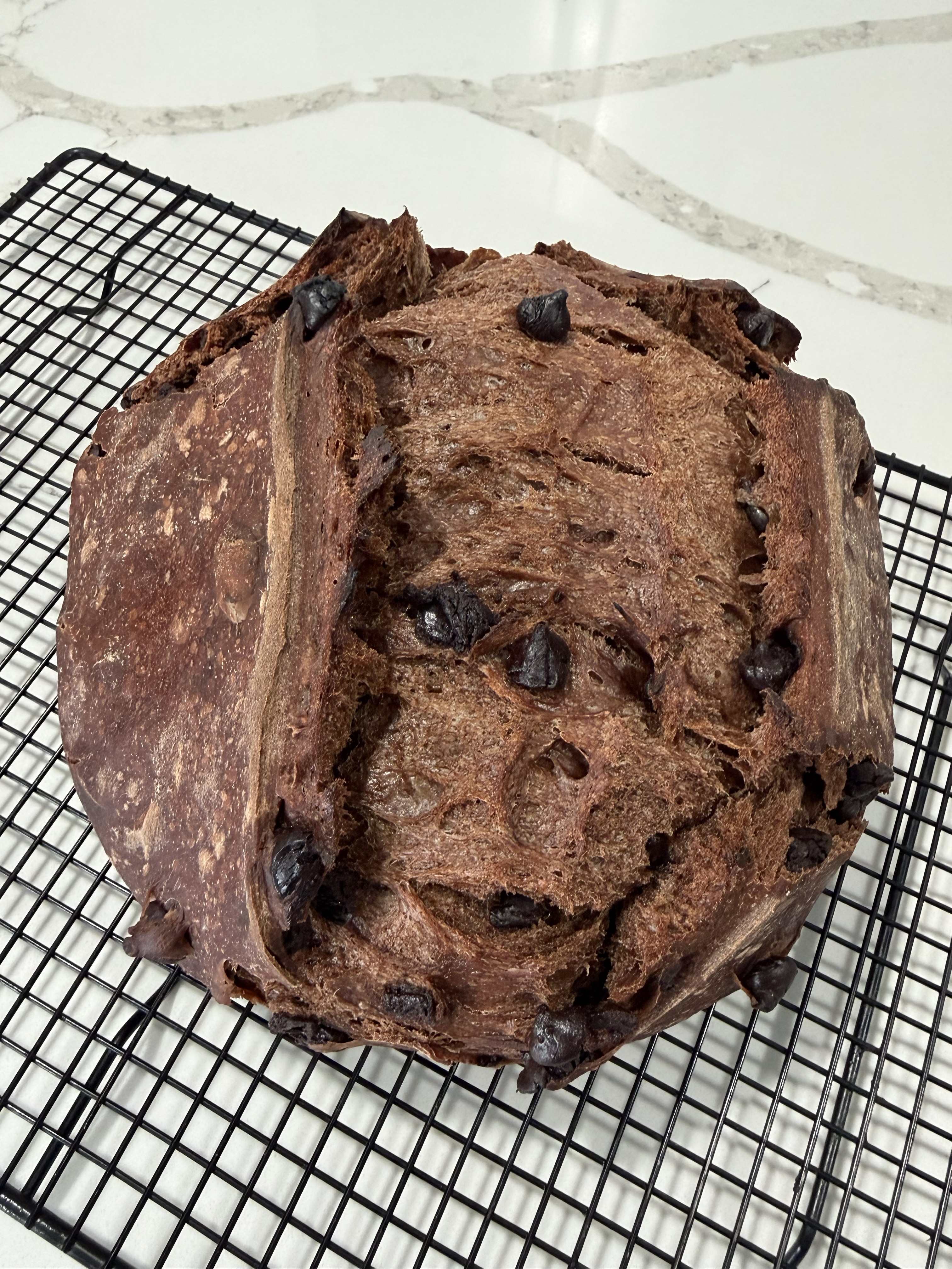 Chocolate sourdough loaf